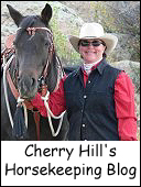 Cherry Hill author Horsekeeping blog
